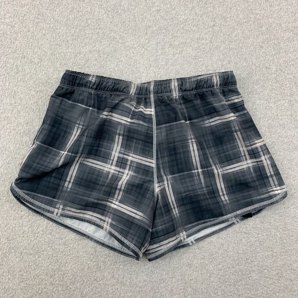 Nike Tempo Brief Lined Running Shorts Medium Plaid Dri-Fit Breathable Workout - Picture 12 of 16